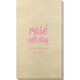 Rosé All Day Bamboo Luxe Guest Towels Image 1 of 3